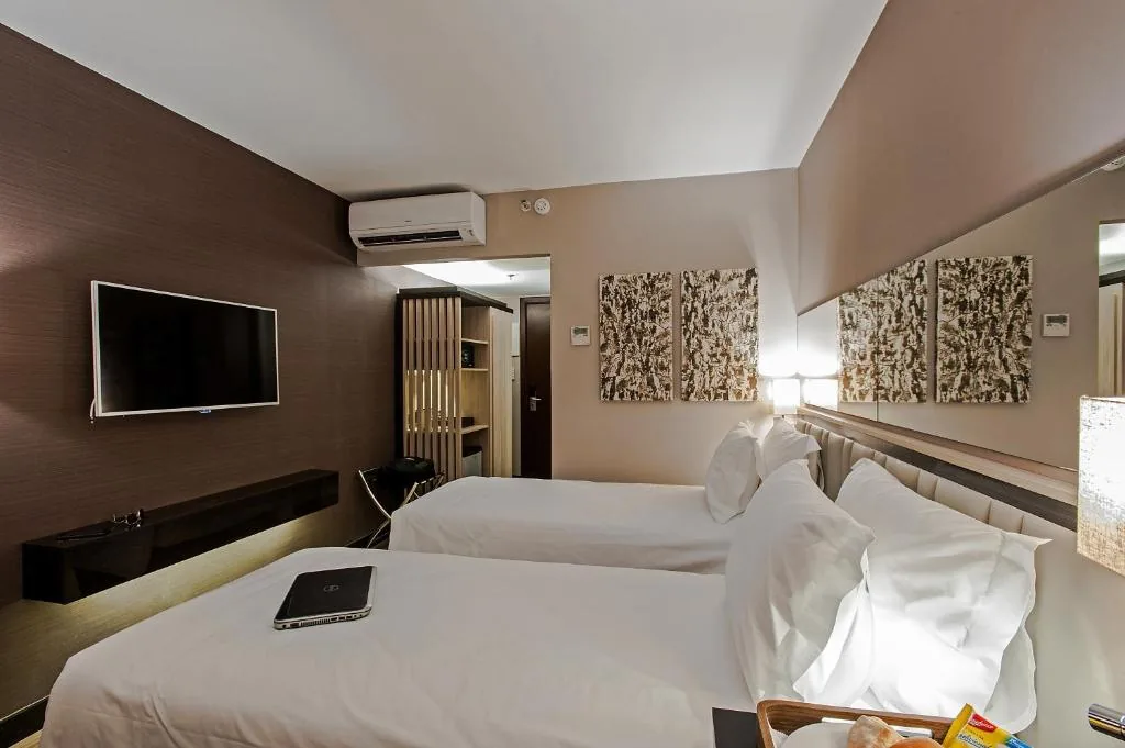 Hotel Atlantico Prime - Quarto Duplo - Acesso para Hóspedes com Mobilidade Reduzida